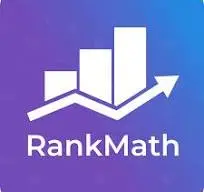 Rank Math logo used for on-page SEO and WordPress schema optimization