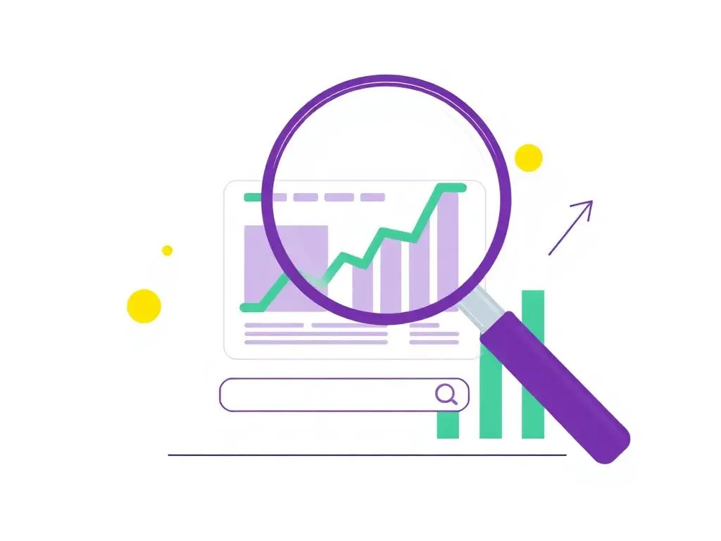 SEO specialist analyzing website search visibility and performance